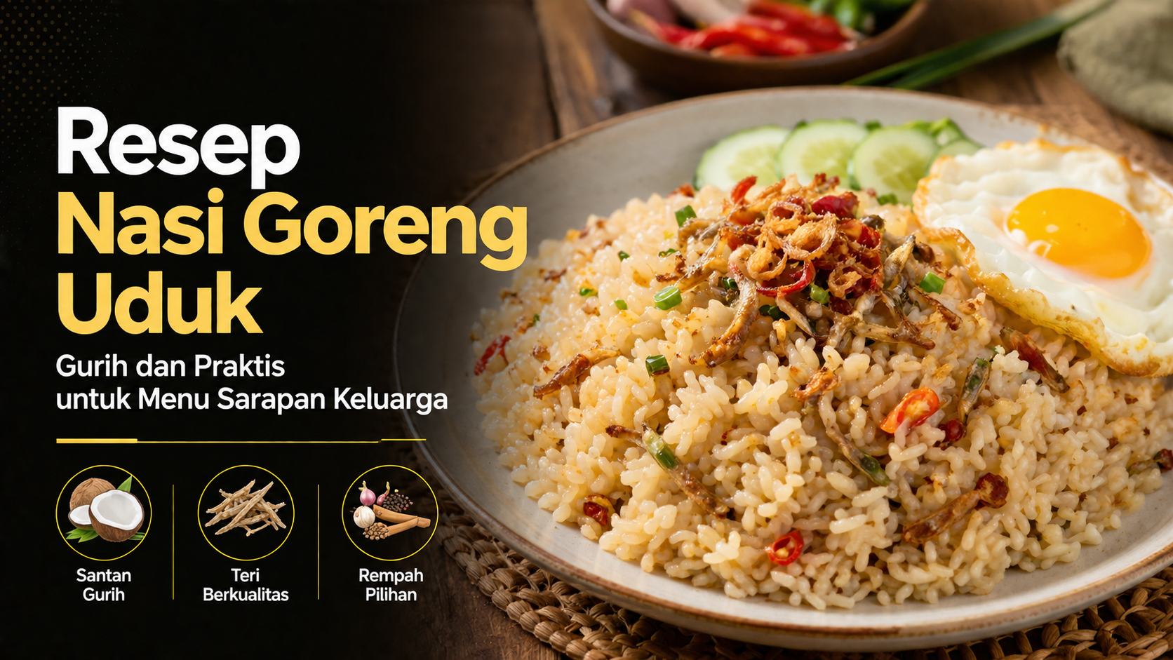 Resep Nasi Goreng Uduk Gurih dan Praktis untuk Menu Sarapan Keluarga