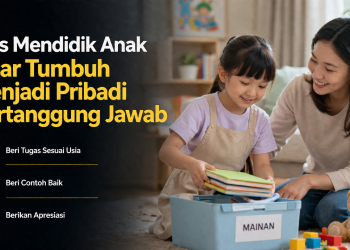 Pelajari cara mengajarkan anak bertanggung jawab sejak dini melalui kebiasaan sederhana yang dapat diterapkan orang tua di rumah setiap hari.
