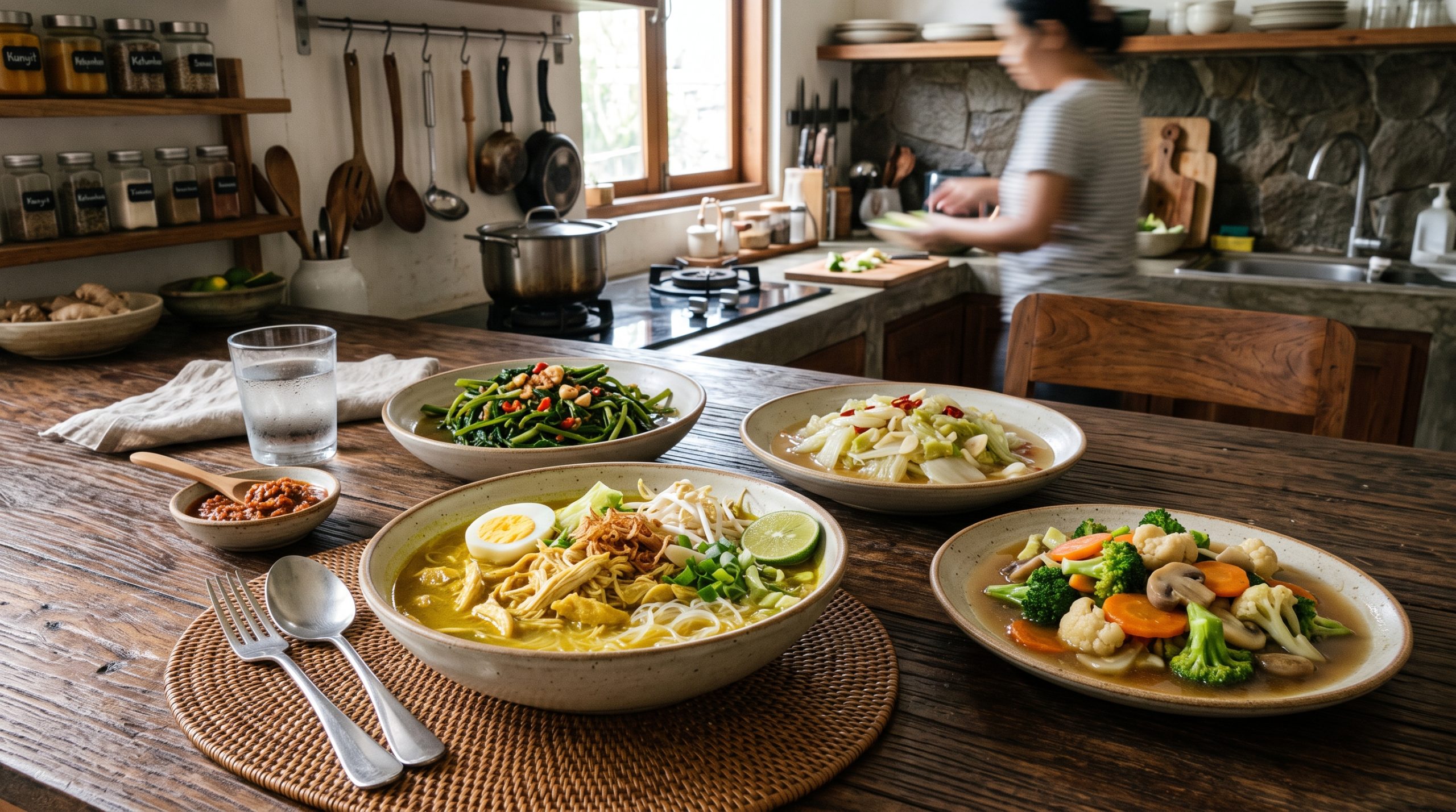 Cari menu masakan rumah yang sehat dan praktis? Simak rekomendasi 4 masakan rumahan lengkap dengan resep, cara membuat, dan tips memasaknya di sini.