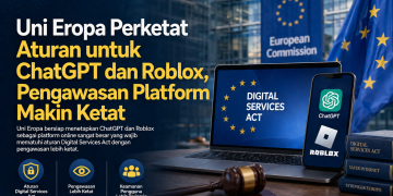 Uni Eropa bersiap menetapkan ChatGPT dan Roblox sebagai platform online sangat besar yang wajib mematuhi aturan Digital Services Act dengan pengawasan lebih ketat.