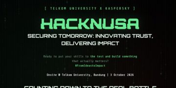 Telkom University dan Kaspersky membuka pendaftaran HackNusa 2026. Simak jadwal, kategori lomba, hadiah, dan syarat mengikuti hackathon keamanan siber nasional.