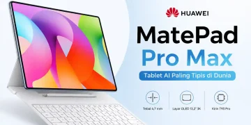 Huawei MatePad Pro Max segera hadir di Indonesia dengan fitur AI, layar OLED PaperMatte, baterai besar, dan pengalaman kerja setara PC untuk profesional.