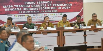 Aceh memasuki fase rehabilitasi dan rekonstruksi pascabencana mulai Agustus 2026 dengan rencana pemulihan senilai Rp58,9 triliun hingga 2028.