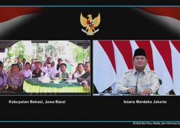 Presiden Prabowo Subianto meresmikan 3.395 jembatan TNI Polri dan 3.000 sumber air bersih TNI AD untuk memperkuat akses masyarakat.