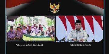 Presiden Prabowo Subianto meresmikan 3.395 jembatan TNI Polri dan 3.000 sumber air bersih TNI AD untuk memperkuat akses masyarakat.