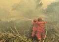 Kabut asap dari karhutla Indonesia menyelimuti Malaysia. Kualitas udara di Serian, Sarawak, mencapai API 182 dan masuk kategori tidak sehat.