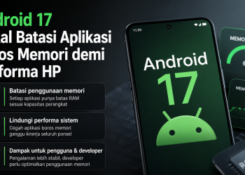 Android 17 memperketat batas penggunaan memori aplikasi agar HP tetap responsif. Aplikasi yang boros RAM bisa diperlambat hingga dihentikan sistem.