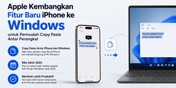 Apple mengembangkan fitur copy paste antara iPhone dan Windows untuk memenuhi aturan DMA Uni Eropa. Simak cara kerja, jadwal rilis, dan manfaatnya.