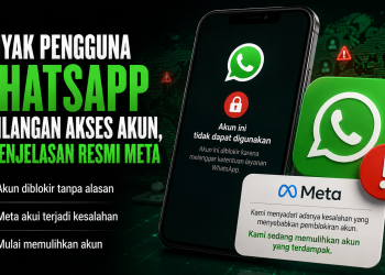 Banyak pengguna WhatsApp di Indonesia dan sejumlah negara melaporkan akun diblokir tanpa alasan. Meta mengakui terjadi kesalahan dan mulai memulihkan akun terdampak.