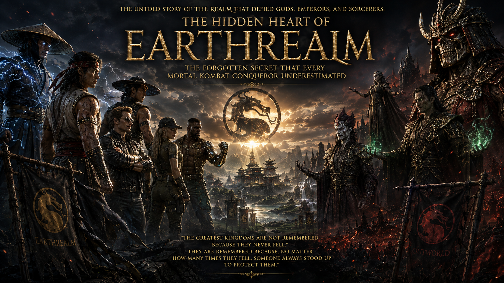 ChatGPT Image Aug 3, 2026, 08_40_14 AM Discover the official story of Earthrealm in Mortal Kombat and the hidden truth behind the realm that repeatedly defeated gods, emperors, and sorcerers.