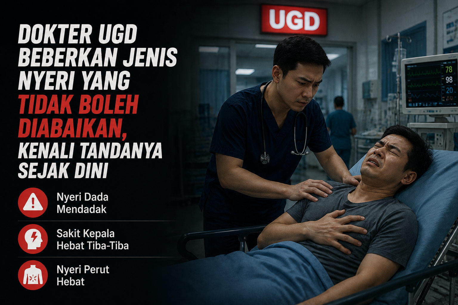 Dokter UGD Beberkan Jenis Nyeri yang Tidak Boleh Diabaikan, Kenali Tandanya Sejak Dini