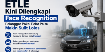 Korlantas Polri memperkuat ETLE dengan teknologi Face Recognition yang terhubung ke Dukcapil. Pengendara dengan pelat palsu tetap bisa teridentifikasi.
