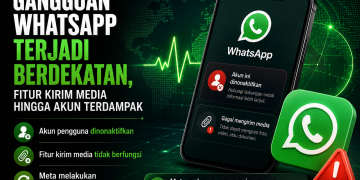 WhatsApp mengalami dua gangguan dalam waktu berdekatan. Pengguna melaporkan akun dinonaktifkan hingga fitur kirim media tidak berfungsi. Meta melakukan pemulihan layanan.