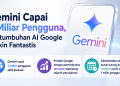 Google Gemini mencatat rekor baru setelah pengguna aktif bulanannya menembus 1 miliar. Pertumbuhan pesat ini memperketat persaingan dengan ChatGPT.