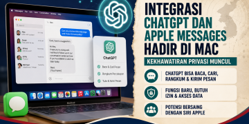 ChatGPT kini dapat membaca, mencari, merangkum, menulis, dan mengirim pesan melalui Apple Messages di Mac. Fitur ini memicu perhatian soal privasi pengguna.