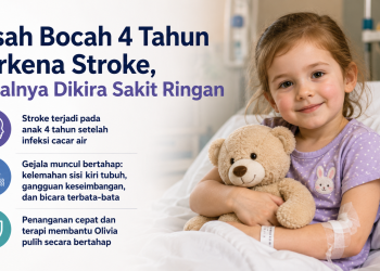 Anak 4 tahun di Skotlandia mengalami stroke yang diduga berkaitan dengan infeksi cacar air. Simak gejala awal yang dialami sebelum mendapat diagnosis.