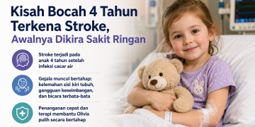 Anak 4 tahun di Skotlandia mengalami stroke yang diduga berkaitan dengan infeksi cacar air. Simak gejala awal yang dialami sebelum mendapat diagnosis.