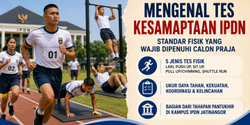 Tes kesamaptaan IPDN menguji kekuatan, daya tahan dan kelincahan calon praja melalui lari, push up, sit up, pull up dan shuttle run.