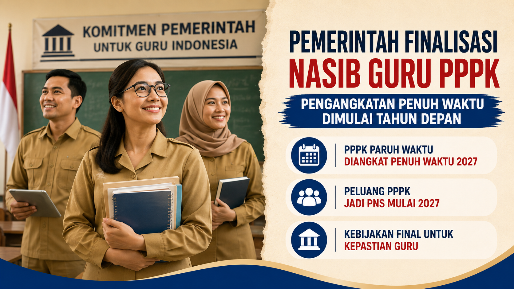 Pemerintah Finalisasi Nasib Guru PPPK, Pengangkatan Penuh Waktu Dimulai Tahun Depan