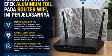 Penelitian mengungkap aluminium foil yang dipasang di belakang router WiFi dapat membantu mengarahkan sinyal sehingga koneksi lebih stabil di area tertentu.