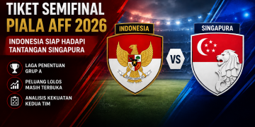 Timnas Indonesia menghadapi Singapura pada laga penentuan Grup A Piala AFF 2026. Simak peluang lolos, jadwal pertandingan, dan analisis kekuatan kedua tim.