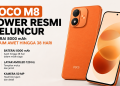 Poco M8 Power resmi hadir dengan baterai 8000 mAh, layar AMOLED 120 Hz, Snapdragon 4 Gen 4, dan kamera 50 MP. Simak spesifikasi serta harganya.