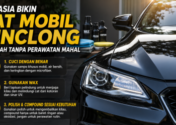 Cat mobil kusam bisa kembali mengkilap dengan perawatan sederhana di rumah. Simak cara mencuci, memakai wax, compound dan cairan poles yang tepat.