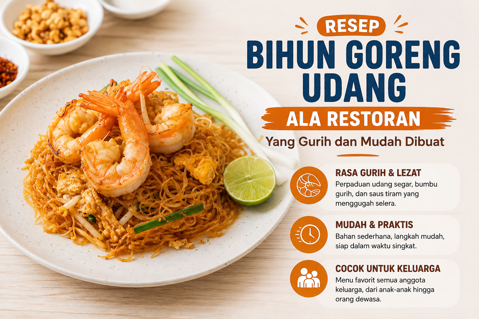 Resep Bihun Goreng Udang Ala Restoran yang Gurih dan Mudah Dibuat