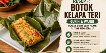 Simak resep botok kelapa teri dengan bumbu gurih dan aroma daun pisang. Mudah dibuat di rumah untuk lauk makan keluarga.