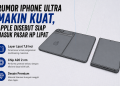 Rumor iPhone Ultra semakin menguat. Apple disebut menyiapkan ponsel lipat pertama dengan layar 7,8 inci, chip A20 2 nm, dan desain premium.