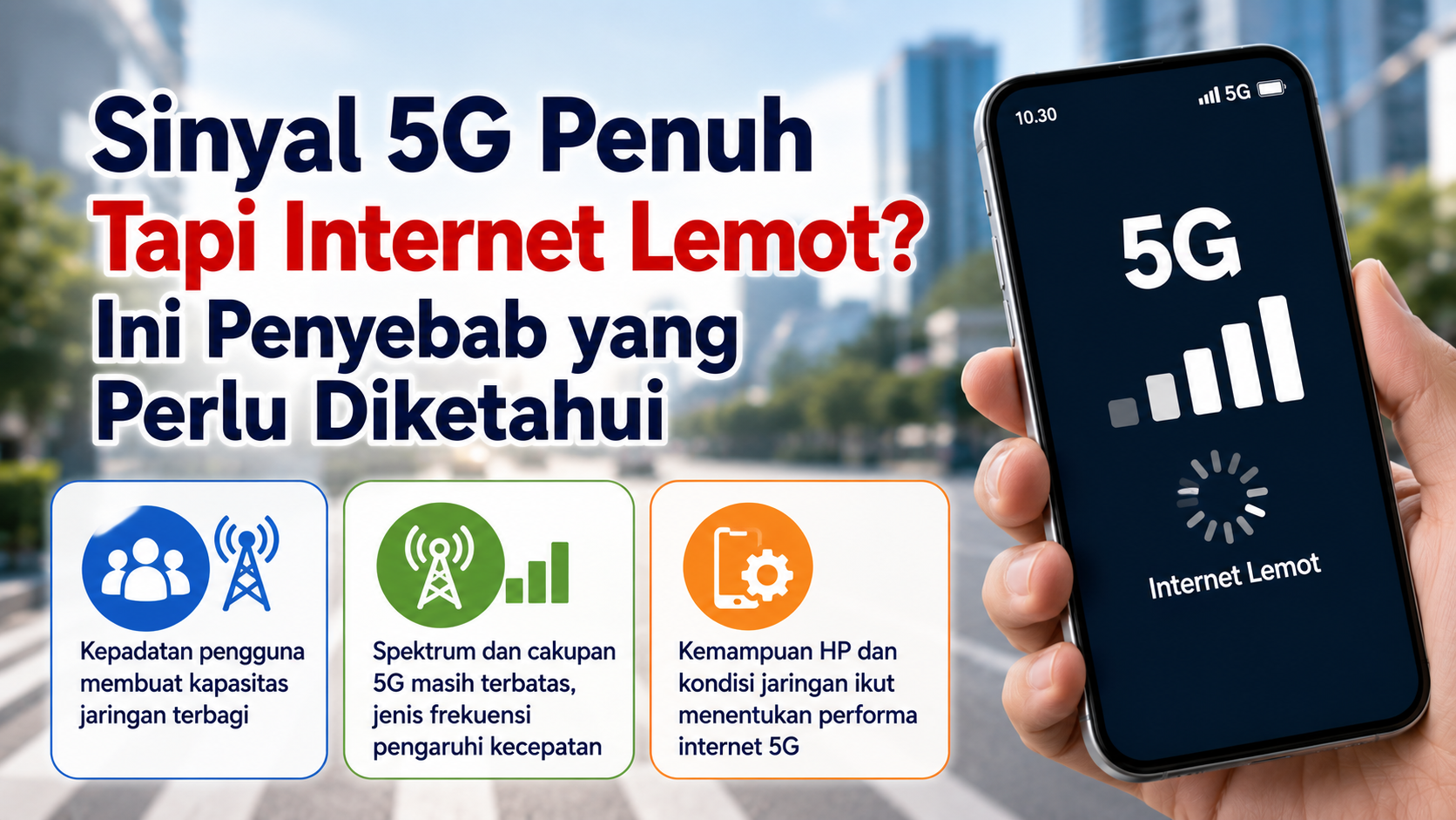 Sinyal 5G Penuh Tapi Internet Lemot Ini Penyebab yang Perlu Diketahui