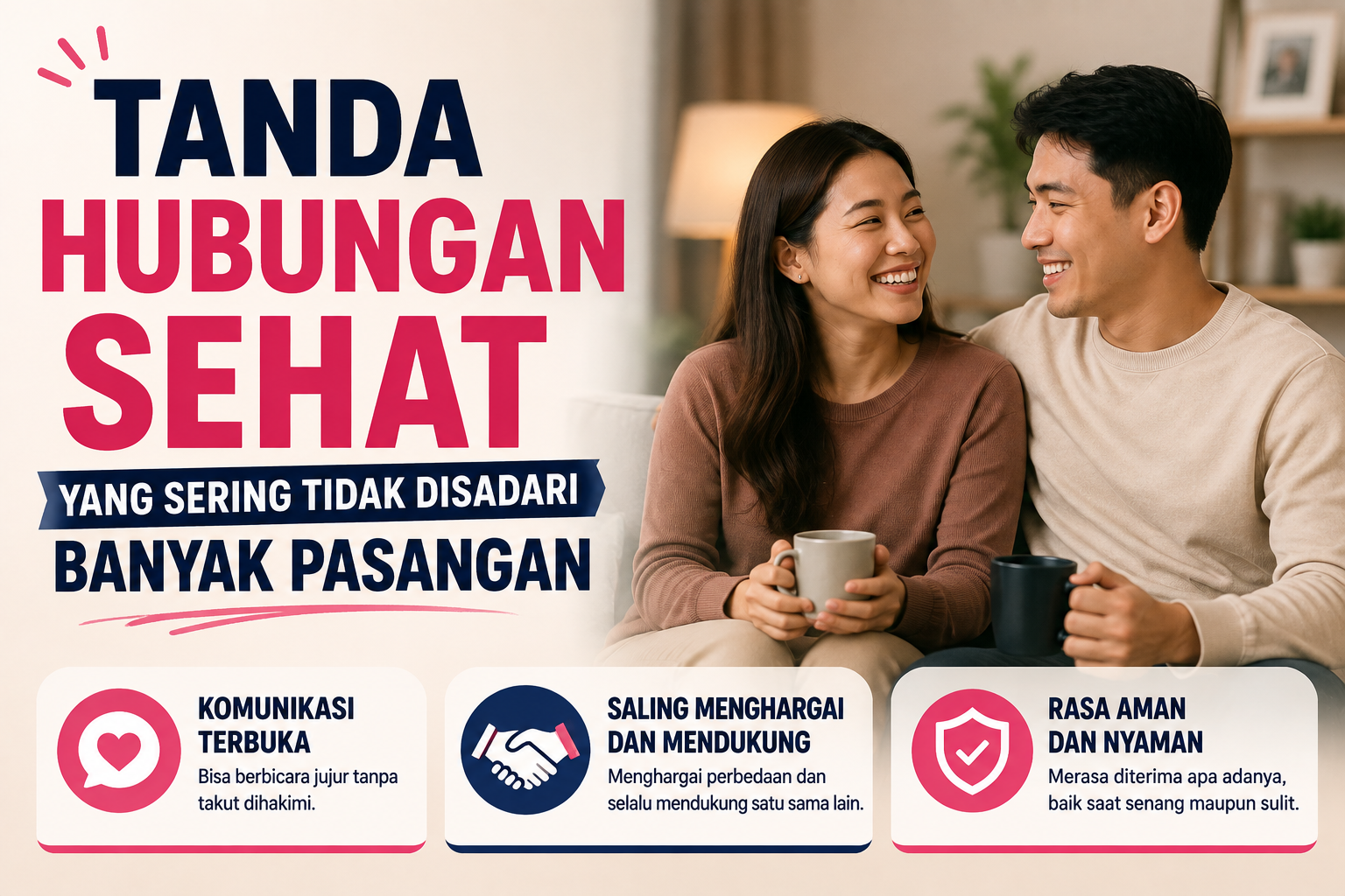 Tanda Hubungan Sehat yang Sering Tidak Disadari Banyak Pasangan