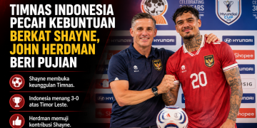 Timnas Indonesia menang 3-0 atas Timor Leste di Piala AFF 2026. John Herdman memuji kontribusi Shayne Pattynama yang menjadi pembuka keunggulan Garuda.