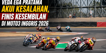 Veda Ega Pratama finis kesembilan di Moto3 Inggris 2026. Pembalap Indonesia itu mengakui beberapa kesalahan dan bertekad tampil lebih kuat.