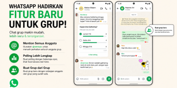 WhatsApp menghadirkan pembaruan grup chat berupa fitur @semua, polling yang lebih lengkap, dan pembuatan grup baru dari grup yang sudah ada.
