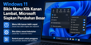 Microsoft mengakui menu klik kanan Windows 11 sempat lambat dan berantakan. Kini context menu dirombak agar lebih cepat dan bisa diatur pengguna.
