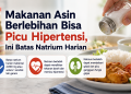 Konsumsi natrium berlebihan dapat meningkatkan tekanan darah dan membebani ginjal. Ketahui batas aman garam harian serta sumber natrium tersembunyi.